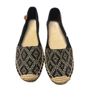 Sperry Top-Sider Katama Geometric Tribal Navy Blue Print Espadrille 8 M